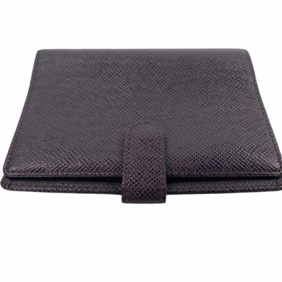 Authentic Louis Vuitton Wallet Agenda Diary Cover Taiga LV Vintage - Picture 7 of 11